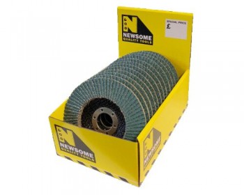 Box Of 4 1/2in 40 Grit Zirconium Flap Discs